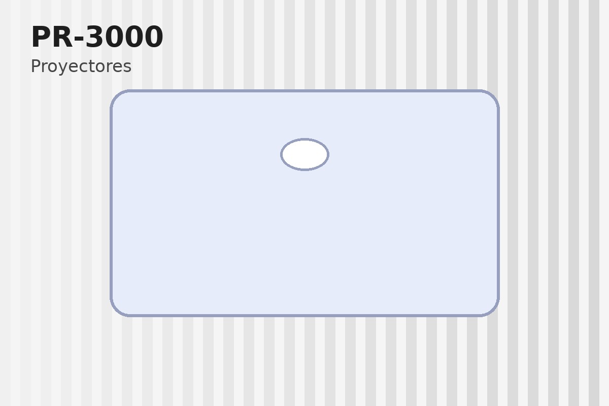 Proyector LED PR-3000